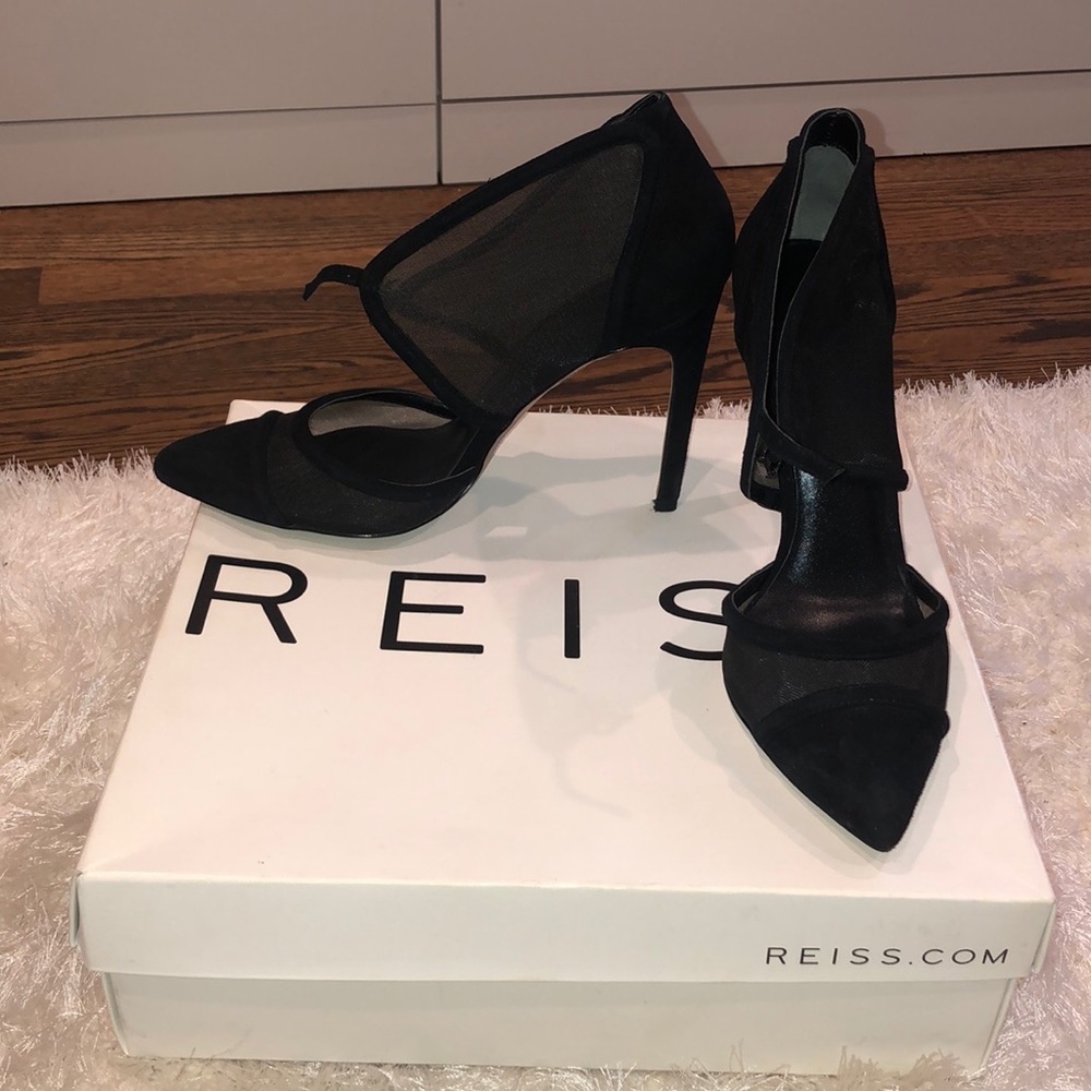 Reiss mesh heels